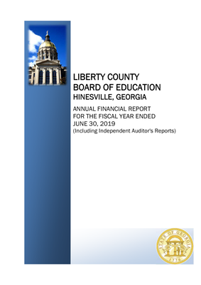 Bad OCR in a board of education annual financial report