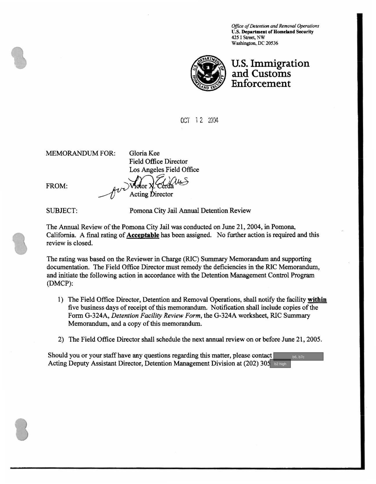 ICE Detention Facilities Compliance Report Extraction preview